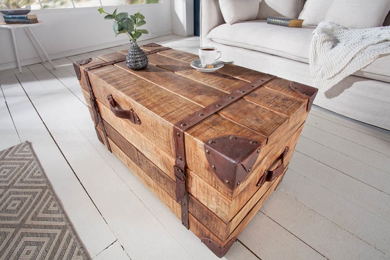 Stolek CUBE TRUNK MANGO