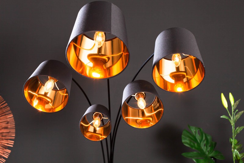 Stojací lampa LEVEL BLACK STAND