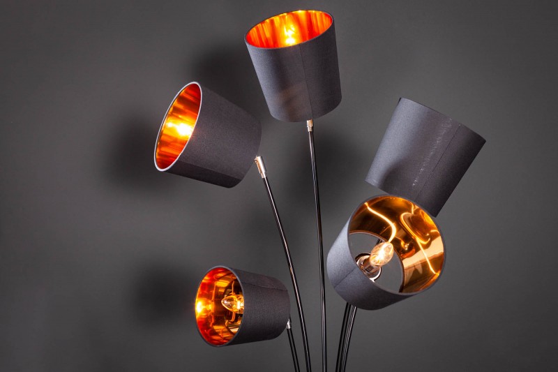 Stojací lampa LEVEL BLACK STAND II