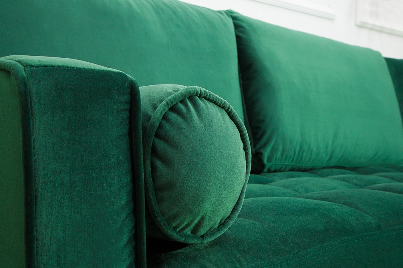 Rohová sedačka VELVET CORNER SMARAGD