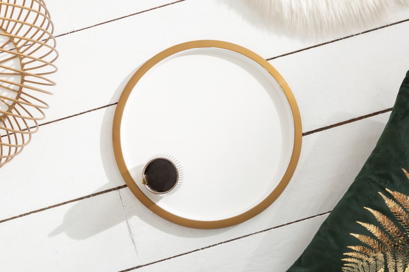 Stolek STORAGE II GOLD WHITE 41
