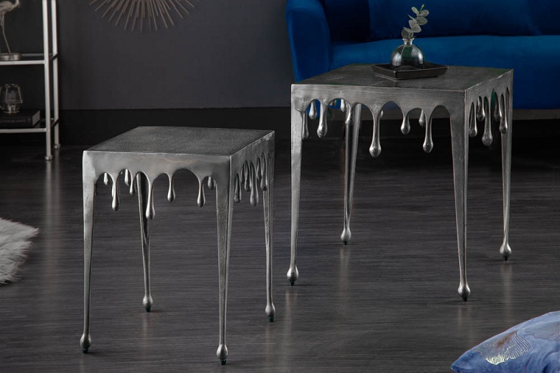 Stolek LIQUID SILVER