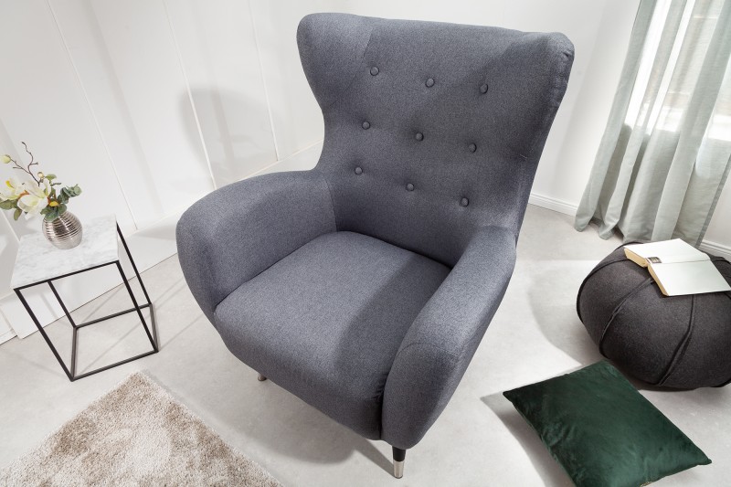 Křeslo DONCHUAN ANTRACIT