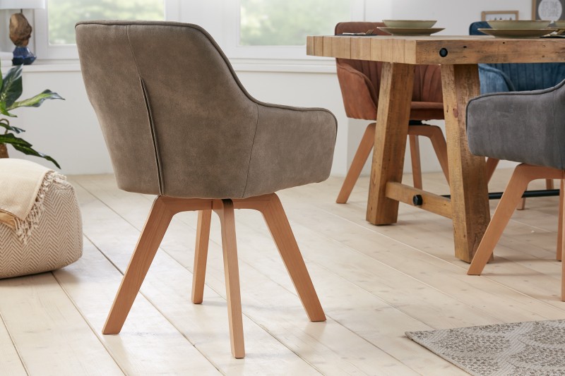 Křeslo TURINO VINTAGE TAUPE