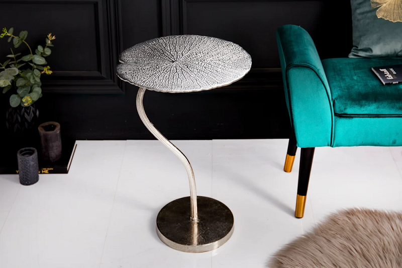 Stolek WATERLILY SILVER