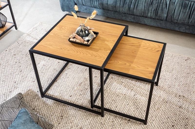 Sada stolků BELIZE OAK SET