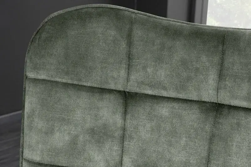 Křeslo SCANDINAVIA SAMT DARK GREEN