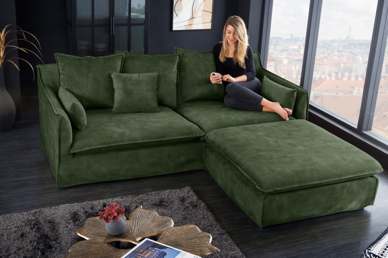 Taburet CLOUD SAMT GREEN