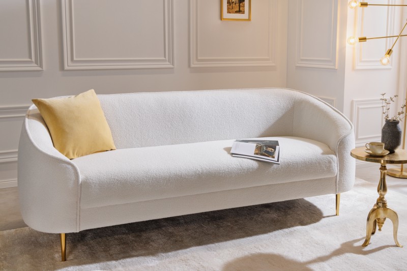Sedačka DIVO BOUCLE WHITE