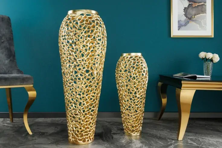Váza LEAFNET GOLD 90