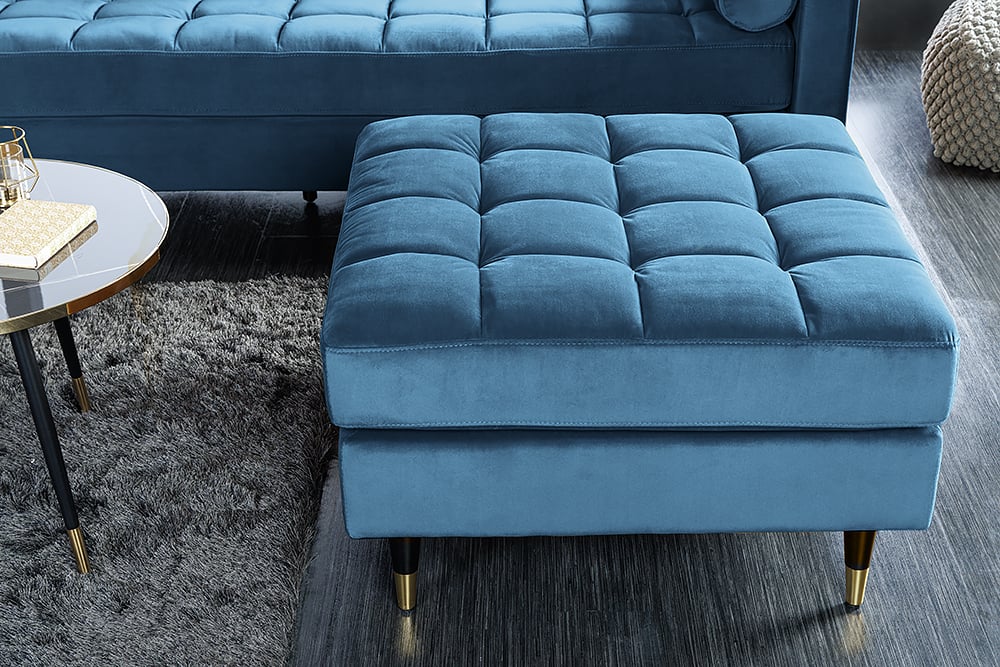 Taburet VELVET BLUE