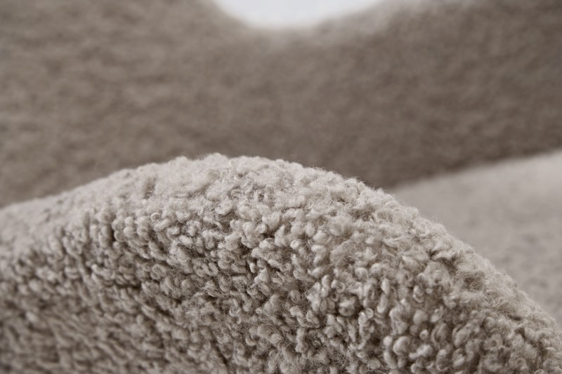 Houpací křeslo SWING BOUCLÉ CHAMPAGNE