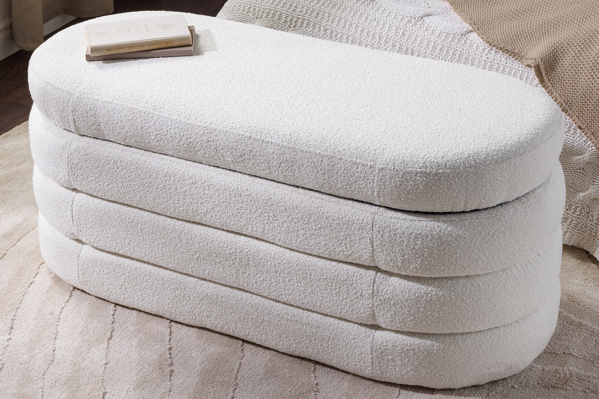 Taburet Vogue Boucle Creme Big
