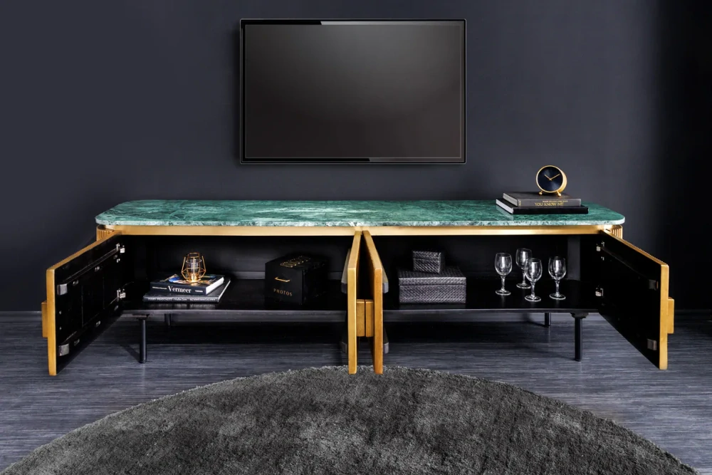 TV stolek Veneziano Gold