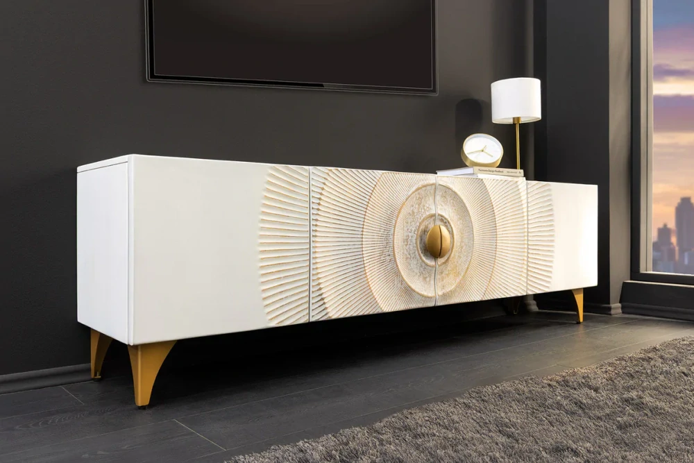 TV stolek SUNRISE WHITE
