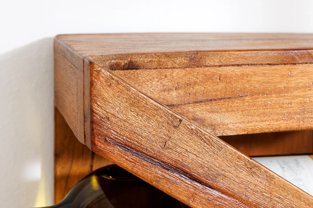 Stojan na láhve Teak Wood