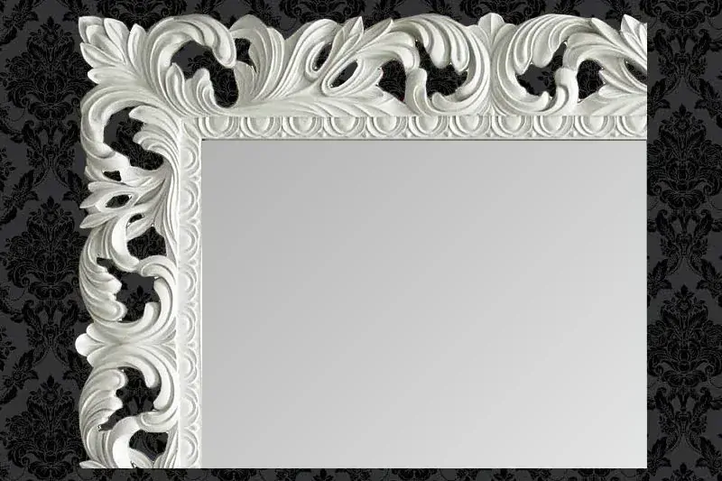 Zrcadlo GLAMOUR WHITE