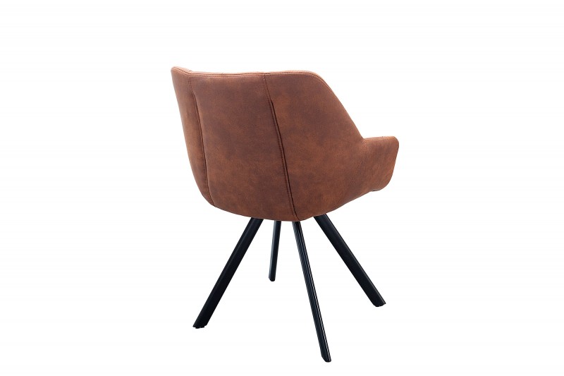 Židle DUTCH BUTTON ANTIK BROWN