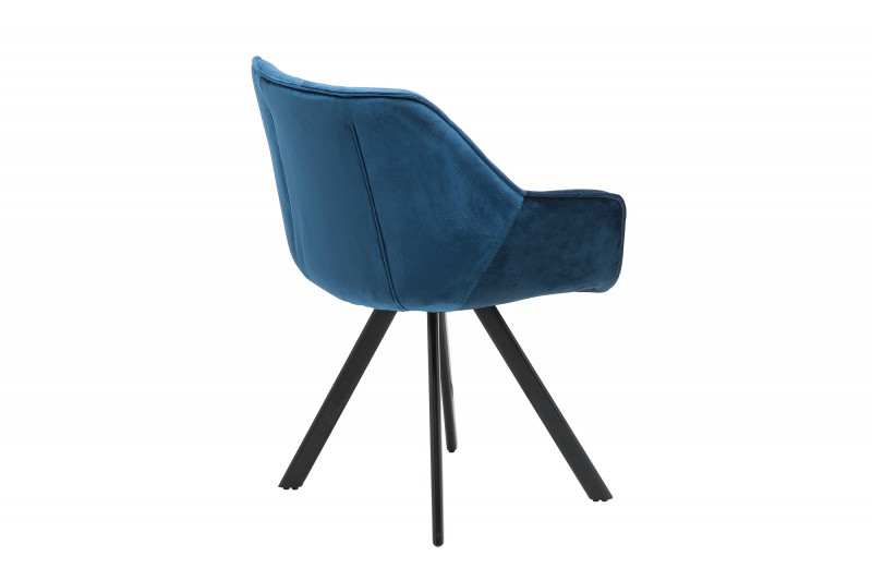 Židle DUTCH SAMT BLUE
