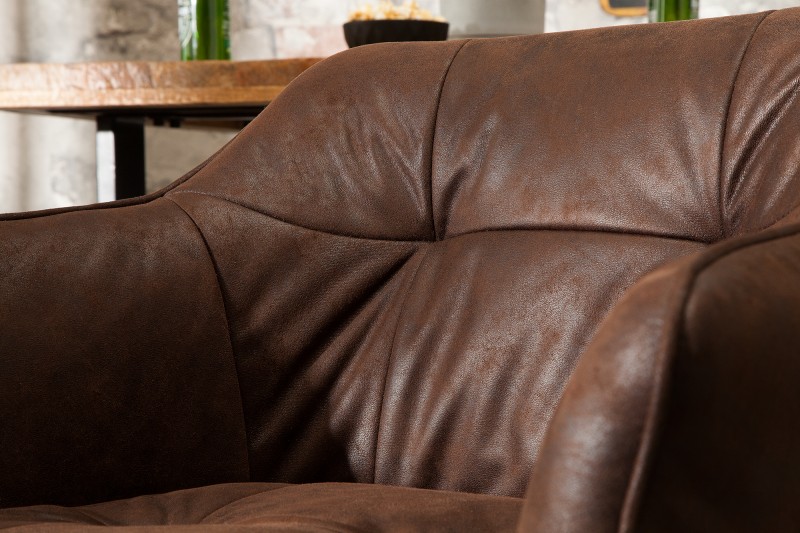 Barová židle LOFT VINTAGE BROWN