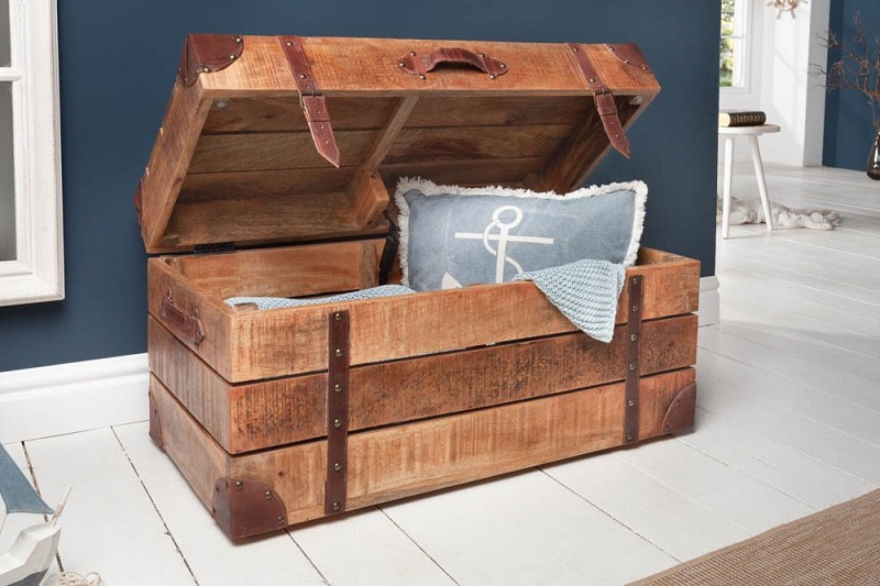 Stolek CUBE TRUNK MANGO