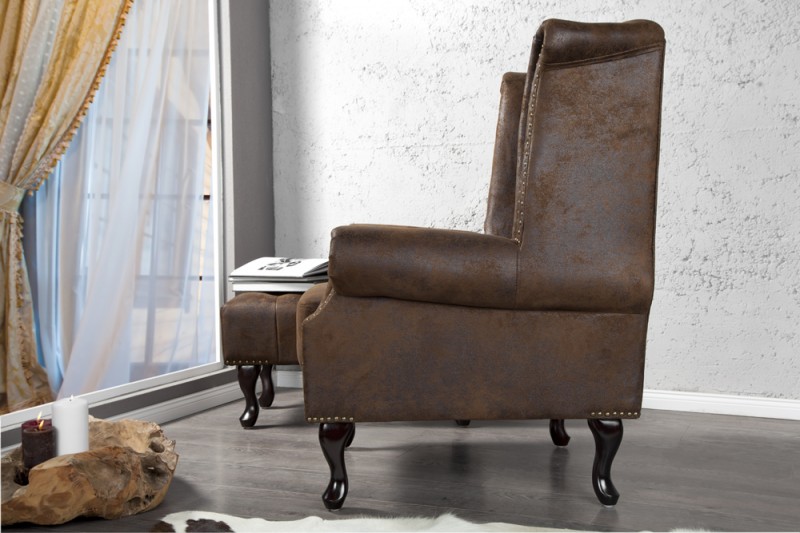 Křeslo Chesterfield Old Vintage