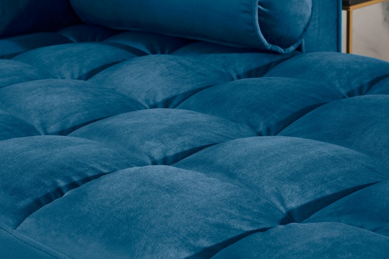 Rohová sedačka VELVET CORNER BLUE