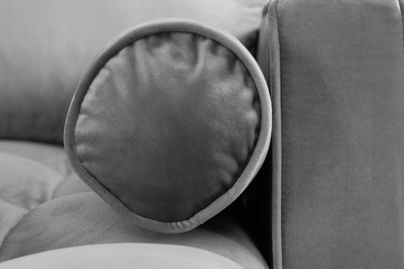 Rohová sedačka VELVET CORNER GRAY