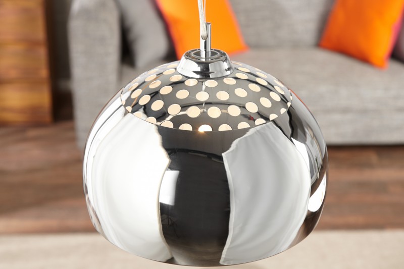 Závěsná lampa CHROME BALL