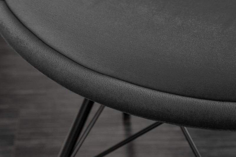 Židle SCENER RETRO DARK GRAY