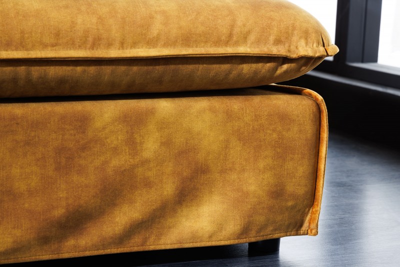 Taburet CLOUD SAMT MUSTARD