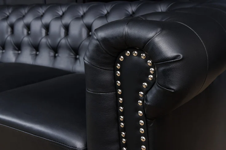 Sedačka CHESTERFIELD 3 BLACK