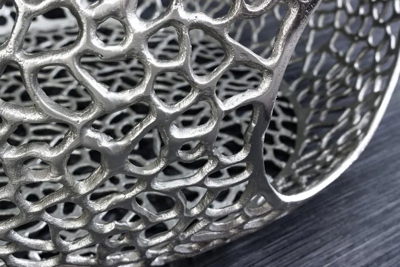 Konferenční stolek Leafnet Silver Glass