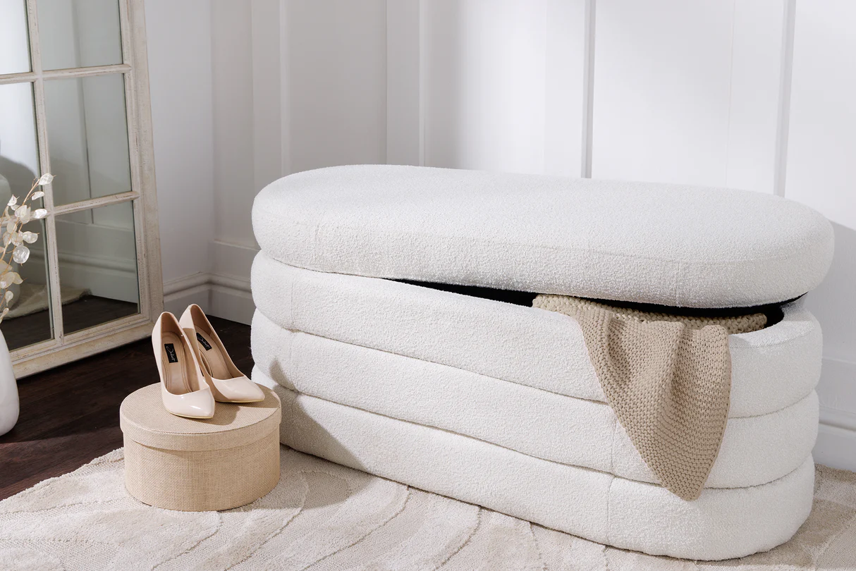 Taburet Vogue Boucle Creme Big