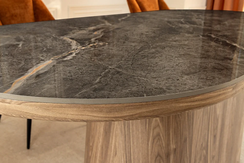 Jídelní stůl Unique Walnut 200