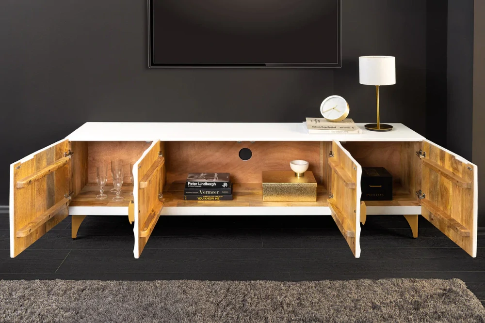 TV stolek SUNRISE WHITE
