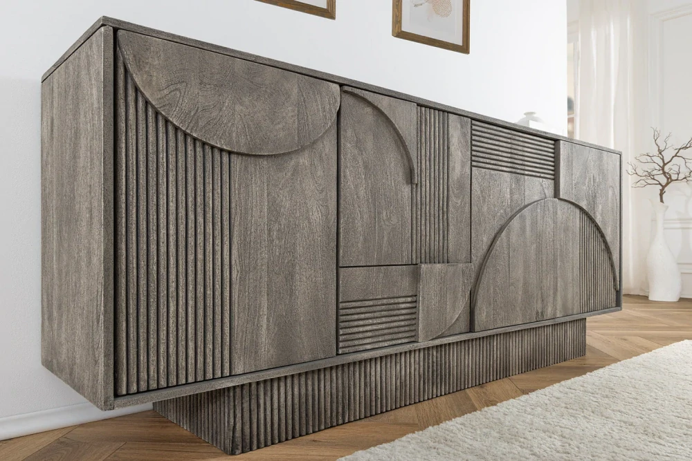Komoda Art Deco Smoked Grey