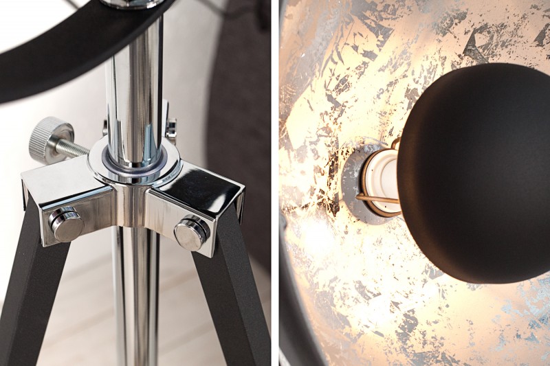 Stojací lampa STUDIO SILVER 160