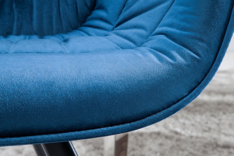 Židle DUTCH SAMT BLUE