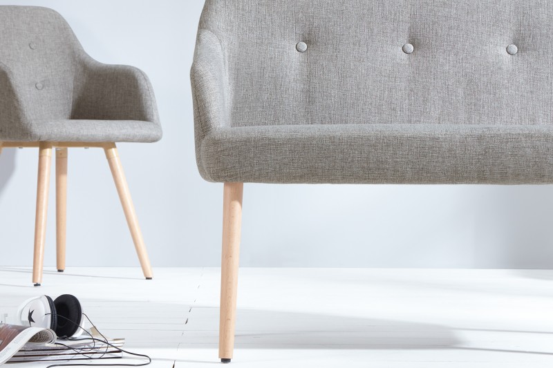 Lavice SCANDINAVIA LIGHT GRAY