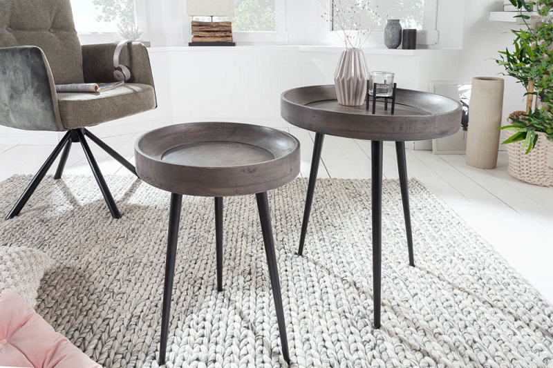 Stolek PURE GRAY 45