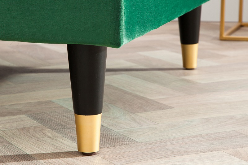 Rohová sedačka VELVET CORNER SMARAGD
