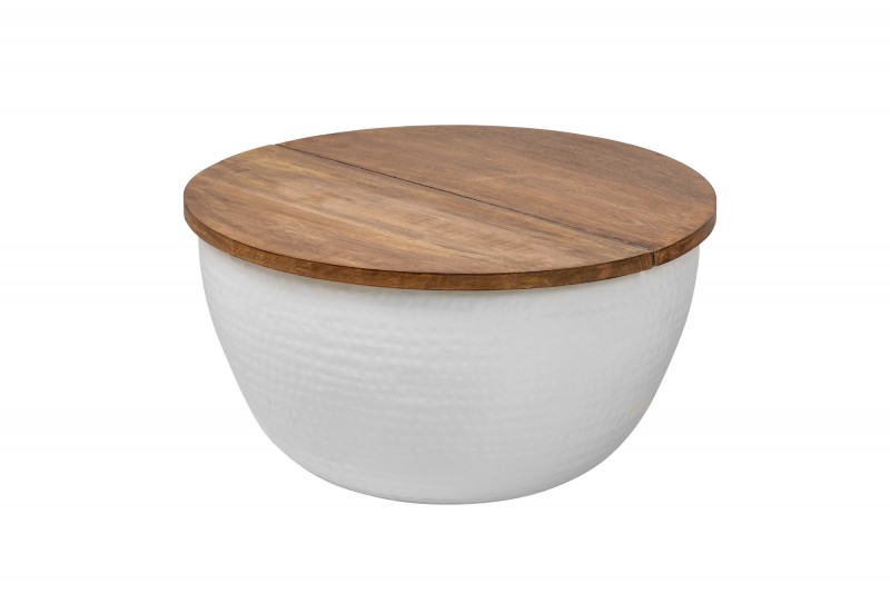 Stolek HAMMER STORAGE WHITE