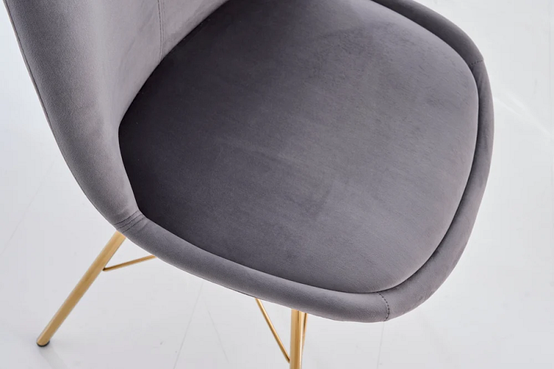 Židle SCENER RETRO GOLD GRAY