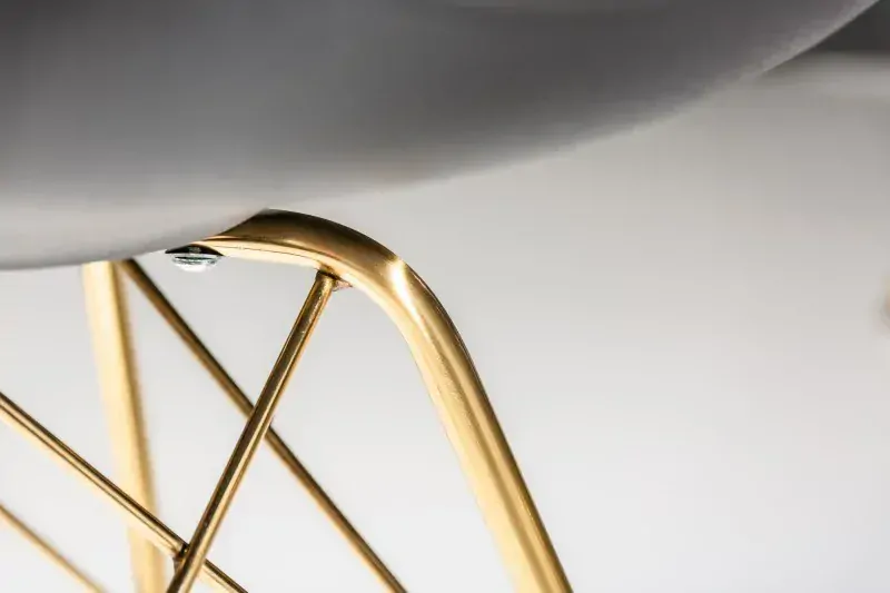 Židle SCENER RETRO GOLD BLACK