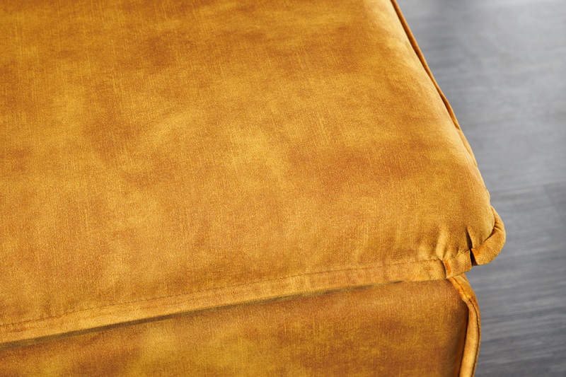 Taburet CLOUD SAMT MUSTARD