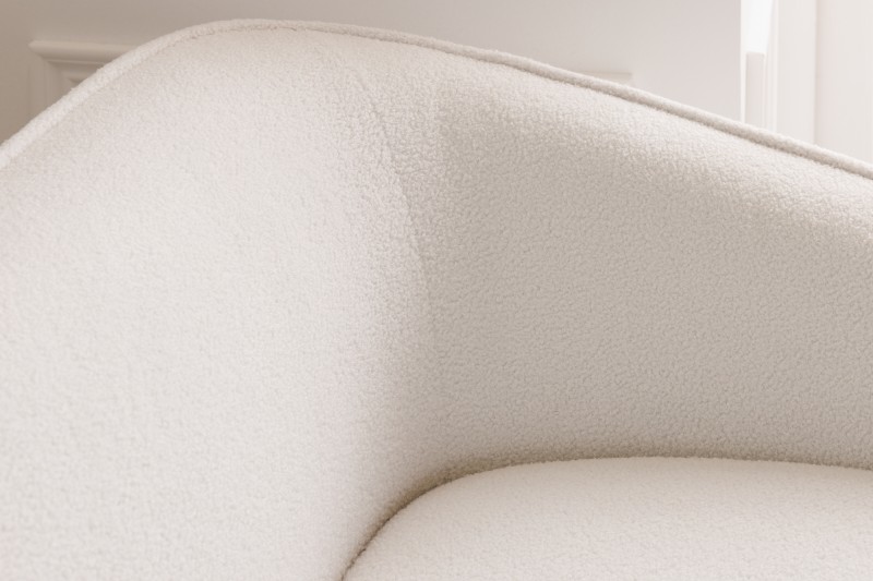 Sedačka DIVO BOUCLE WHITE