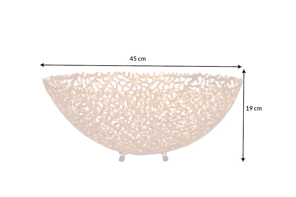 Miska ABSTRACT LEAF GOLD