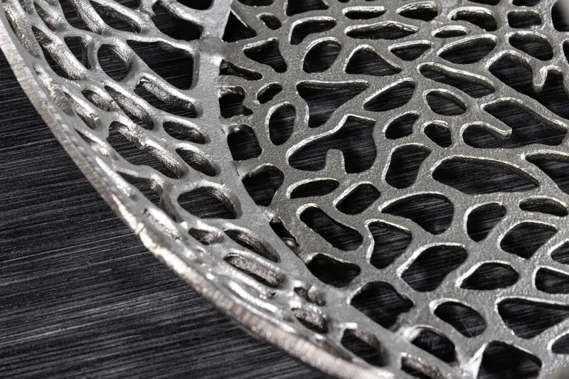 Konferenční stolek Leafnet Silver Glass