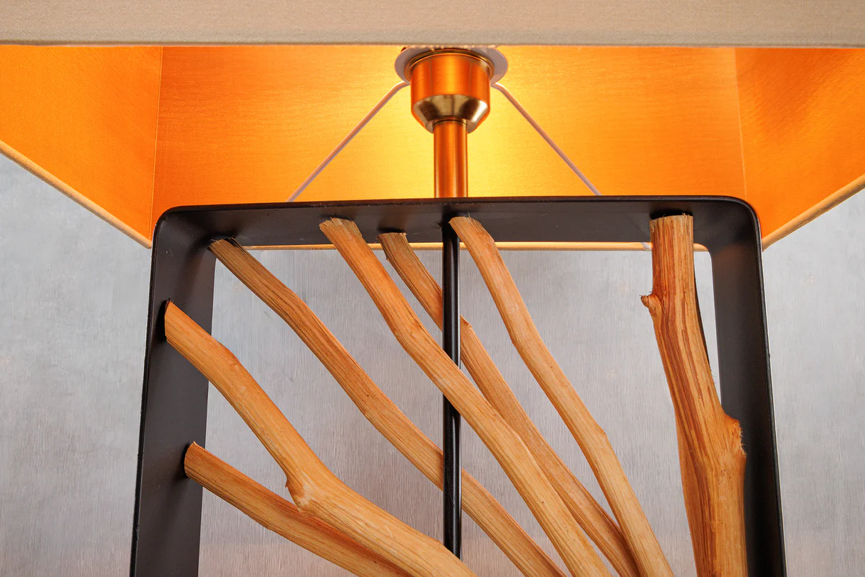 Stojanová lampa Logan Wood